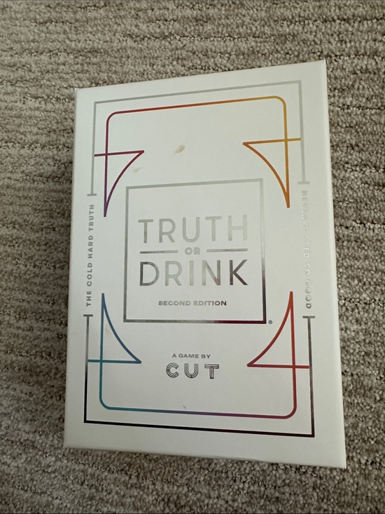 Other - Truth or Drink Second Edition Party Game - White with Rainbow Accent